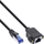 Kabllo rrjeti InLine Patch Extension, Cat.6A, 2m, e zezë