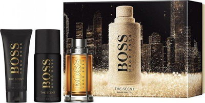 Set dhurate Hugo Boss The Scent, EDT 100 ml, xhel dushi 100 ml, deodorant spray 150 ml