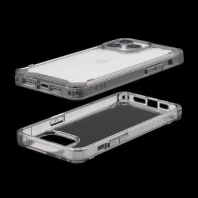 Mbrojtëse telefoni UAG Plyo Ash për iPhone 15 Pro Max 6.7", transparente, gri