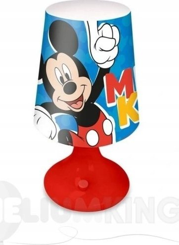 Lampë tavoline Disney Mickey Mouse Colors, me bateri, shumëngjyrëshe