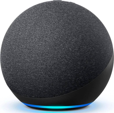 Altoparlant i zgjuar Amazon Echo 4th Gen me Alexa, WiFi, audio 360°, i zi