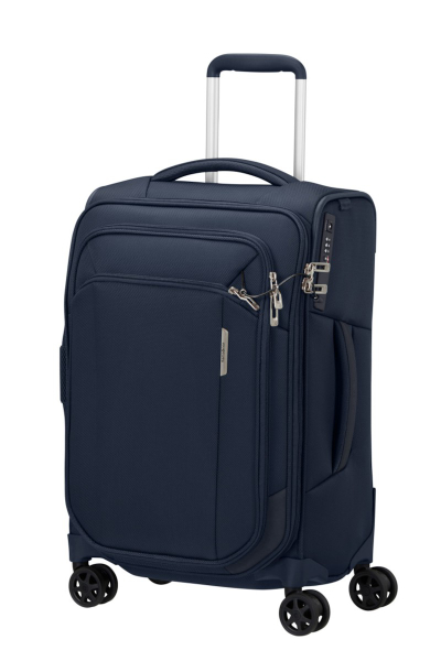 Valixhe Soft Me 4 Rrota Samsonite Respark 55/20 Gjatësi 35Cm Ngjyrë Netë Blu