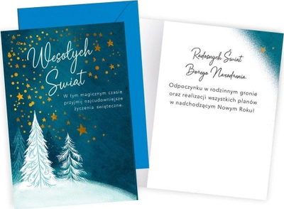 Kartolinë Krishtlindjesh Kukartka Christmas Card, B6, me zarf