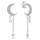 Vathë për femra Brilio Silver sBS3293, të argjendtë