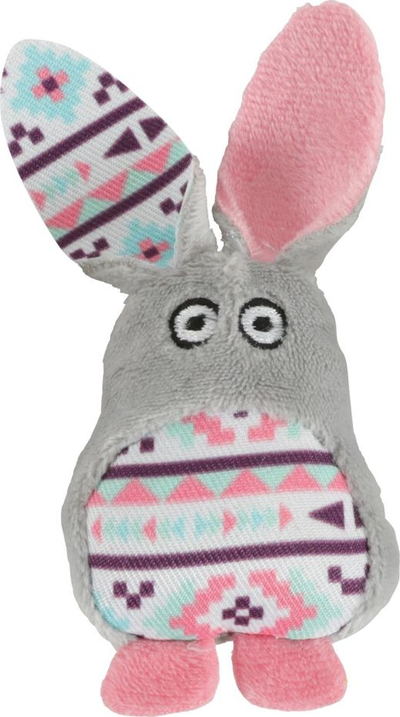 Lodër për mace Zolux Kali Lepurush, me catnip, 11.5cm, gri