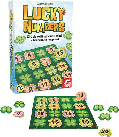 Lojë tavoline Game Factory Lucky Numbers, për familje, shumëngjyrëshe