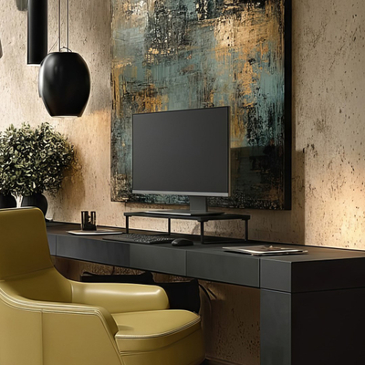 Stendë monitori Maclean MC-933, 13-32", 20kg, e zezë