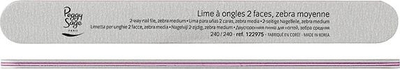Lëmushe thonjsh Peggy Sage, dyshe 240/240, zebra