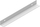 Konsolë këndore alumini BAKS KTST1700A, 1700mm, 3mm, gri gur
