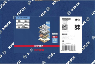 Jastëk polirues Bosch Fiber Expert ARK N880, 152 x 229 mm, universal