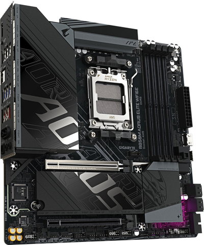 Pllakë mëmë Gigabyte B850M Aorus Elite WiFi 6E, DDR5, PCIe 5.0, micro ATX