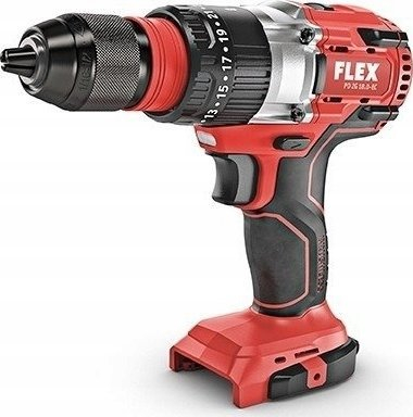Trapano vidhosëse FLEX PD 2G 18.0-EC, brushless, 18V, pa bateri, e kuqe