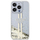 Kapak telefoni Guess Liquid Glitter Gold Stripes, për iPhone 15 Pro Max,transparent