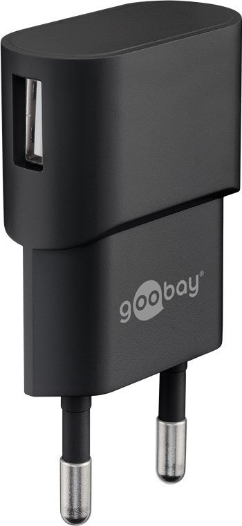 Karikues Wentronic Goobay Apple Lightning, 5W, 1A, ngjyrë e zezë