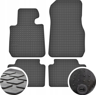 Tapeta gome për veturë BMW 3 F30 E31, set 4 copë, të zeza