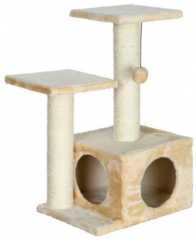 Kodër për mace Trixie Cat Tree Cave 43971, me shpelle, bezhë
