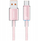 Кабел USB Usams Cloud Series US-SJ658, USB-A во USB-C, 1.2m, 66W, розова