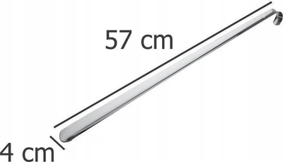 Lugë këpucësh Wenko Extra Long 4716010100, metal, ngjyrë argjendi