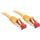 Kabllo rrjeti Lindy Patchcord Cat 6, S/FTP, 1m, e verdhë