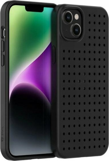 Set këllëf Pinifit Pinit Dynamic Case + Tattoo Pin për iPhone 13 6.1\" dhe iPhone 14 6.1\", i zi me bojë
