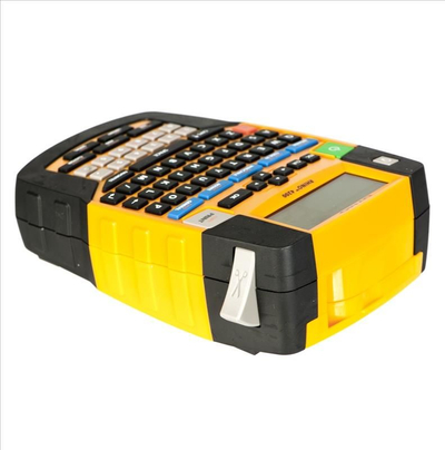 Печатач на етикети Dymo RHINO 4200, тастатура QWERTY, самолепливи етикети, портокалов