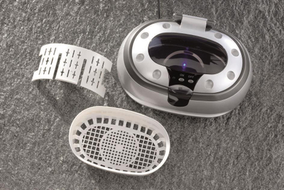 Ултразвучен чистач Caso Ultrasonic Cleaner, резервоар 570ml, 42000 циклуси, бел