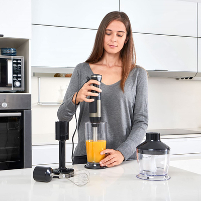 Blender dore Black+Decker BXHBA1500E, 1500W, inox, i argjendtë