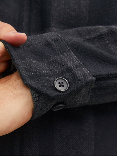 Këmishë Jack&Jones JPRROY Comfort Fit 12241533 dark grey melange