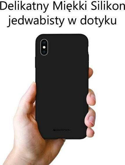 Kapak silikoni Mercury Goospery për Samsung A32 4G, i butë, i zi