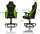 Karrige gaming Nitro Concepts S300, material tekstili, ergonomike, jeshile Atomic Green