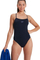 Kostum banje njëpjesësh Speedo Eco+ Thinstrap për goca, rezistent ndaj klorit, i zi