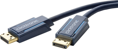 Kabllo DisplayPort Clicktronic Casual, 3 metra, blu
