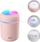 Humidifikues ajri Gonga me LED, me ultratinguj, me USB, i bardhë