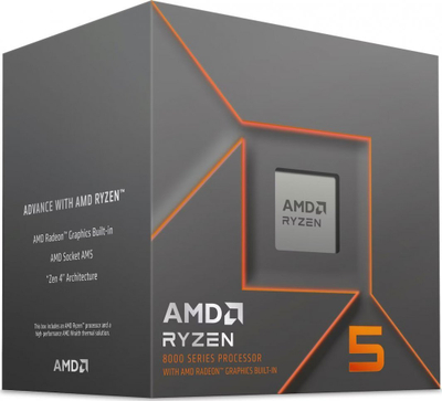 Процесор AMD Ryzen 5 8600G, 4.3 GHz, 6 јадра, Radeon 760M