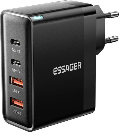Karikues muri Essager ECT2CA-QYB01-Z, 100W, 2x USB-C 2x USB-A, i zi