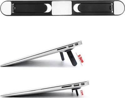 Stendë për laptop PK18A, e palosshme, e rregullueshme, e bardhë