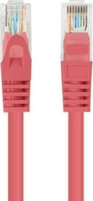 Kabllo rrjeti Lanberg Patchcord CAT.5E UTP, 1.5m, set 10 copë, e kuqe