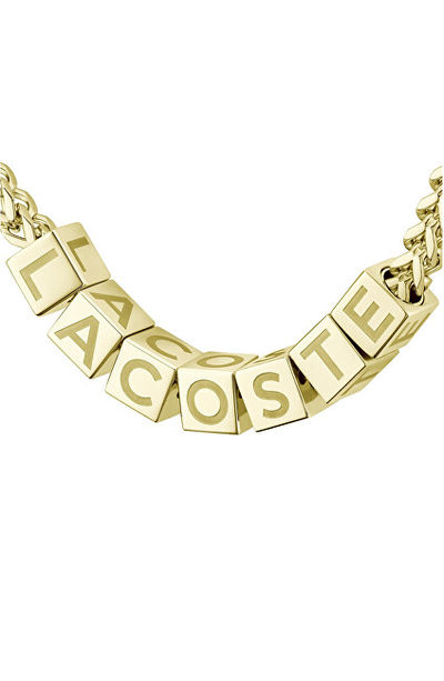 Varëse për meshkuj Lacoste Script 2040524, e artë