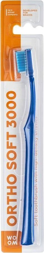 Furçë dhëmbësh WOOM Ortho 3000 Soft, qime të buta, 1 copë