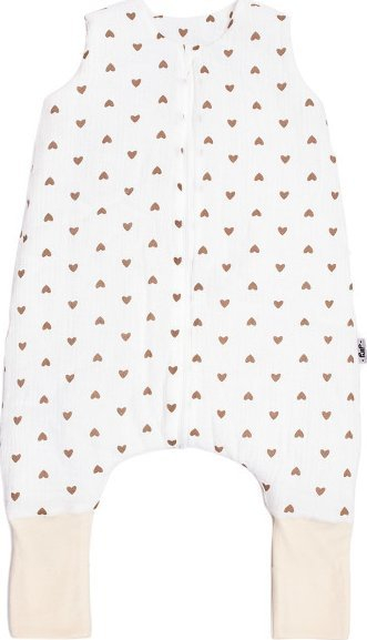 Qese gjumi verore me këmbë Sweety Summer Hearts, muslin pambuku, 0.5 TOG, me shumë ngjyra