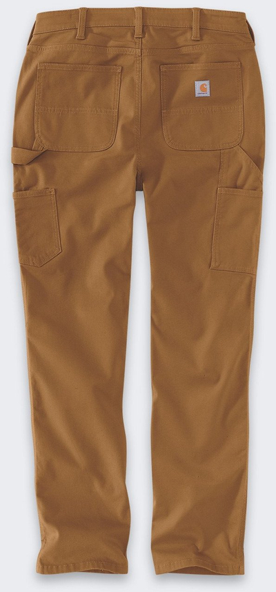 Pantallona pune Carhartt The Essential Canvas, për goca, masa 8 Regular, kafe