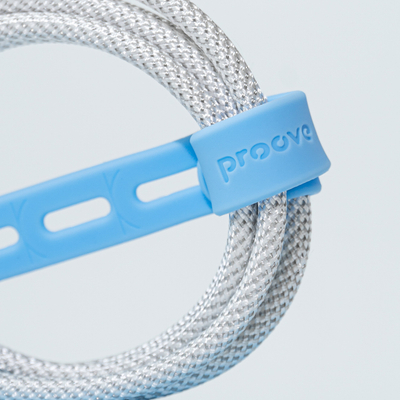 Kabllo karikimi Proove Dense Metal Type-C në Type-C, 60W, 1m, e bardhë