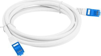 Kabllo patchcord Lanberg, KAT.6A, S/FTP, 1 m, e bardhë