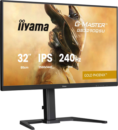 Monitor gaming Iiyama G-MASTER GB3290QSU-B1, 32\", QHD 2560 x 1440, 240Hz, i zi