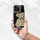 Mbrojtëse telefoni Teddy Bear për iPhone 16 Pro Max, PU TPU, e artë