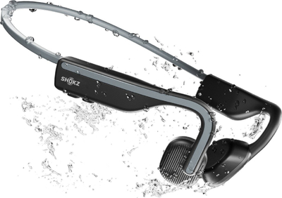 Kufje sportive Shokz OpenMove, wireless, Bluetooth, gri