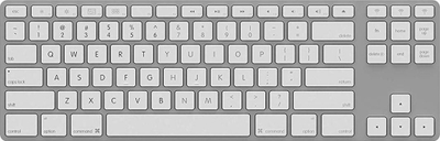 Tastierë Matias FK408BTS, wireless, US, e bardhë dhe e argjendtë