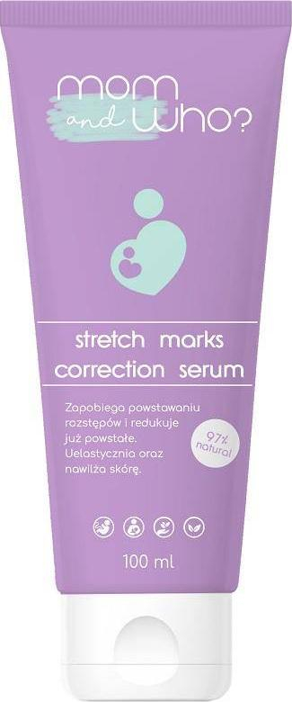 Serum kundër strijave Mom and Who Stretch Marks Correction, 97% natyral, 100 ml