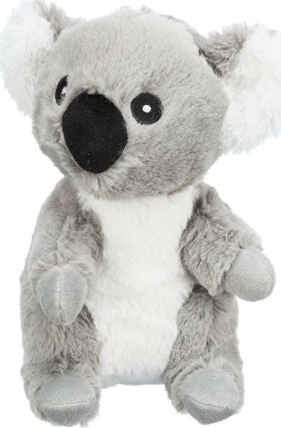 Lodër pelushi për qen Trixie Koala Elly, me fishkëllimë, gri