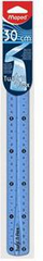 Vizore Maped Twist N Flex, 30cm, plastike e butë, jeshile